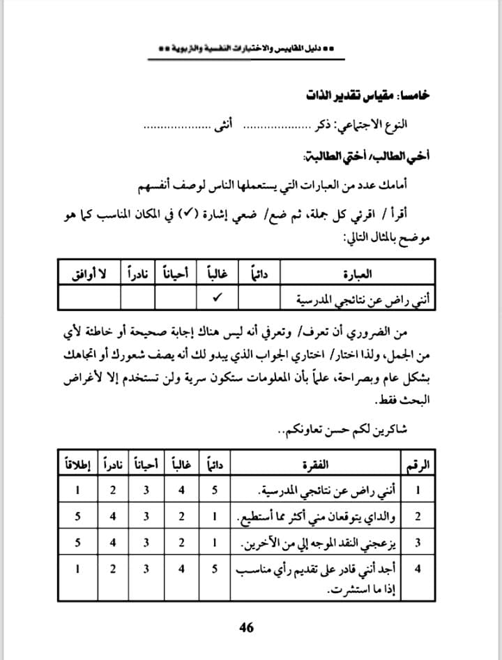 مقياس توكيد الذات - الصفحة 1